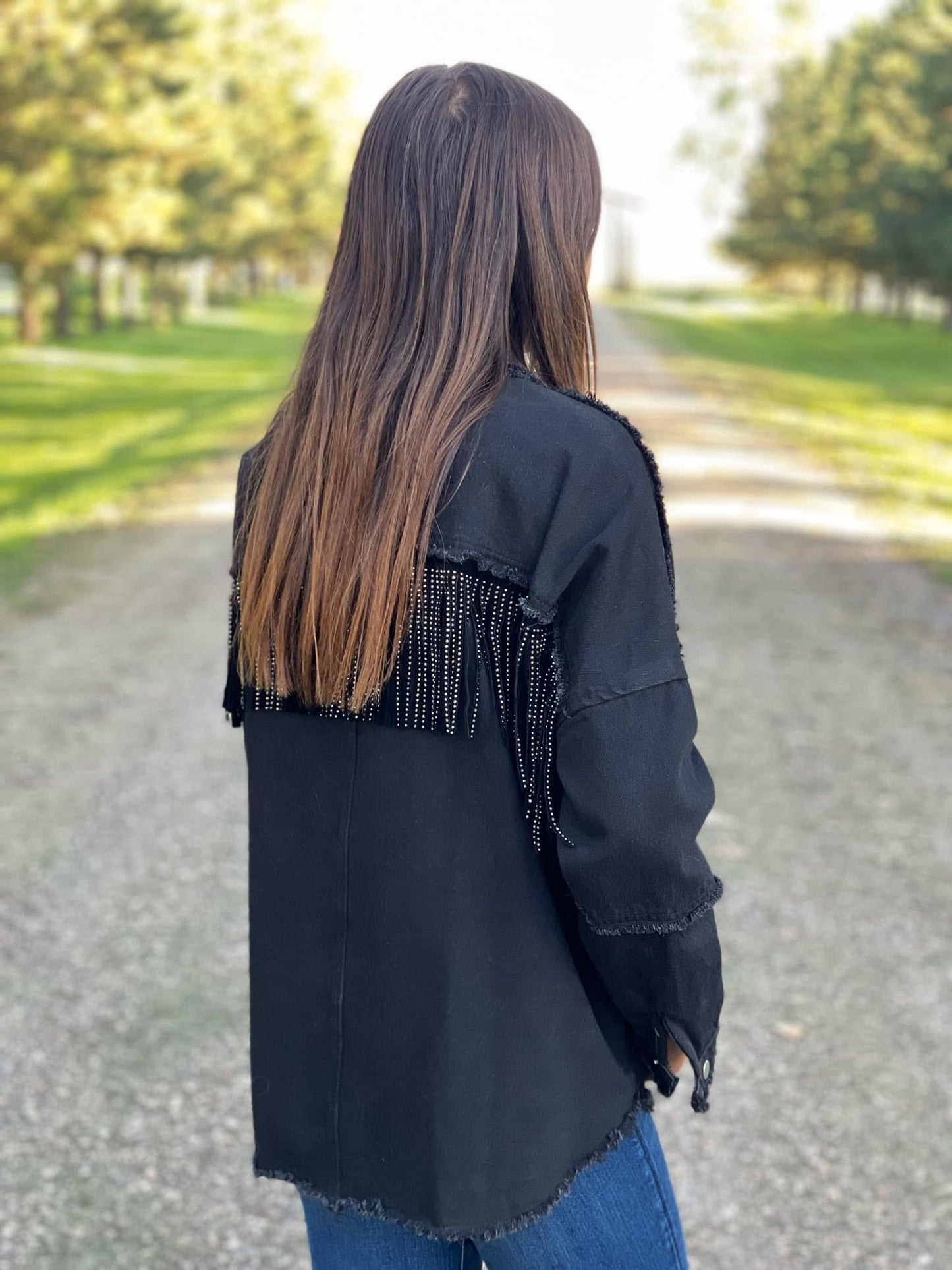 MHF A —The Branquinho Black Denim Jacket