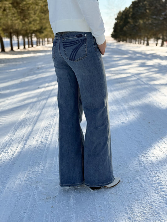 7 For All Mankind - High Rise Jo in Swim 1FA