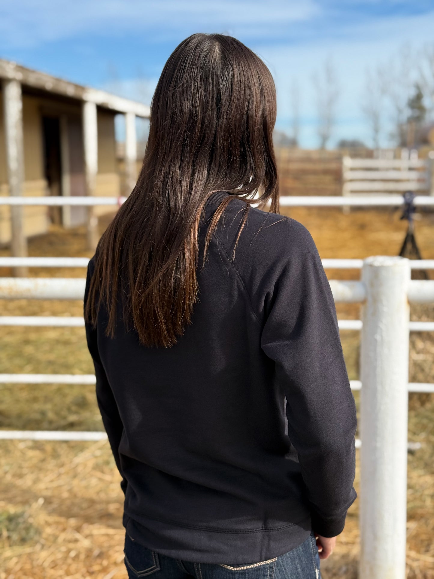 Ariat - Womens Benicia Team Sweatshirt - Black