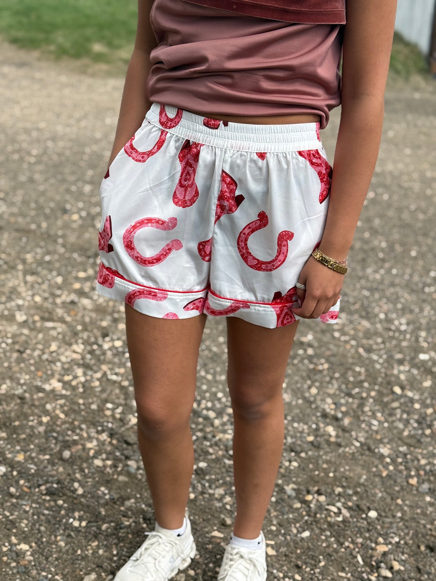 The Cowgirl Boot PJ Shorts