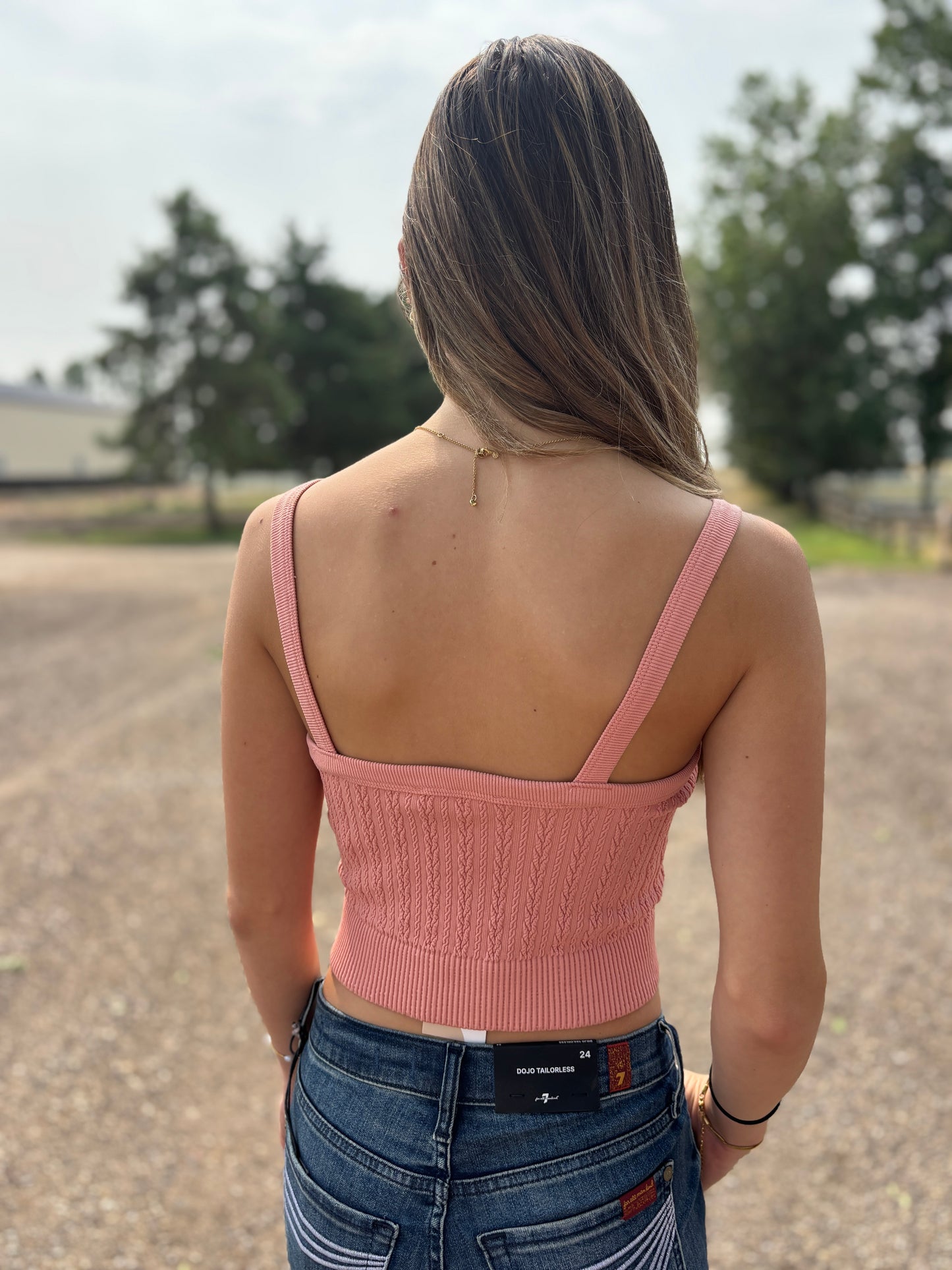 Blush Crop Top