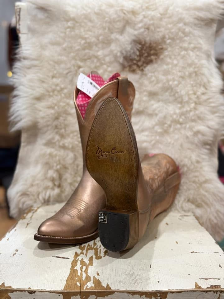 Macie Bean - “(Rose) Gold Buckle Dreams” Boots