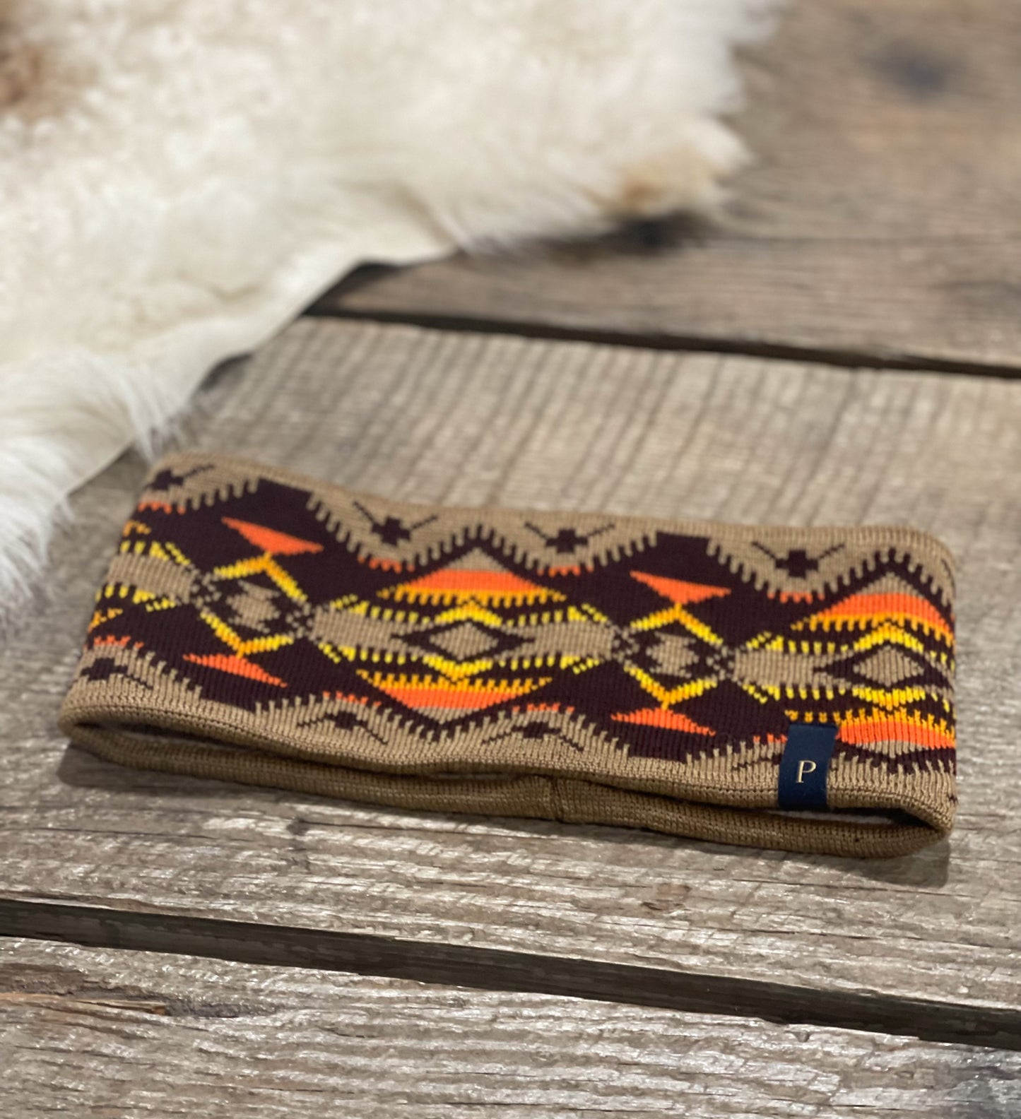 Pendleton Fleece Lined Headband - Nehalem Tan (#1)