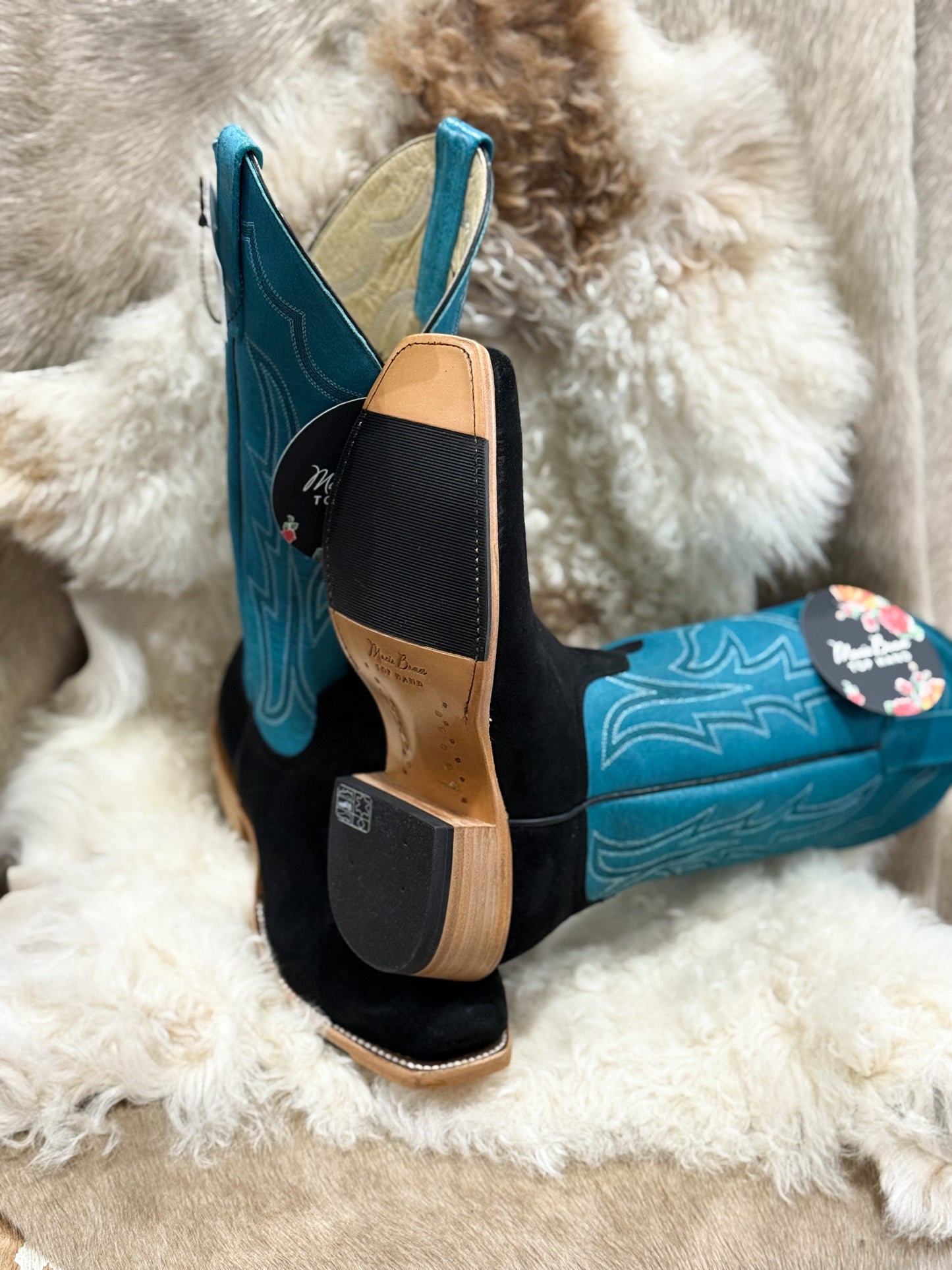 Macie Bean Black Suede Boots