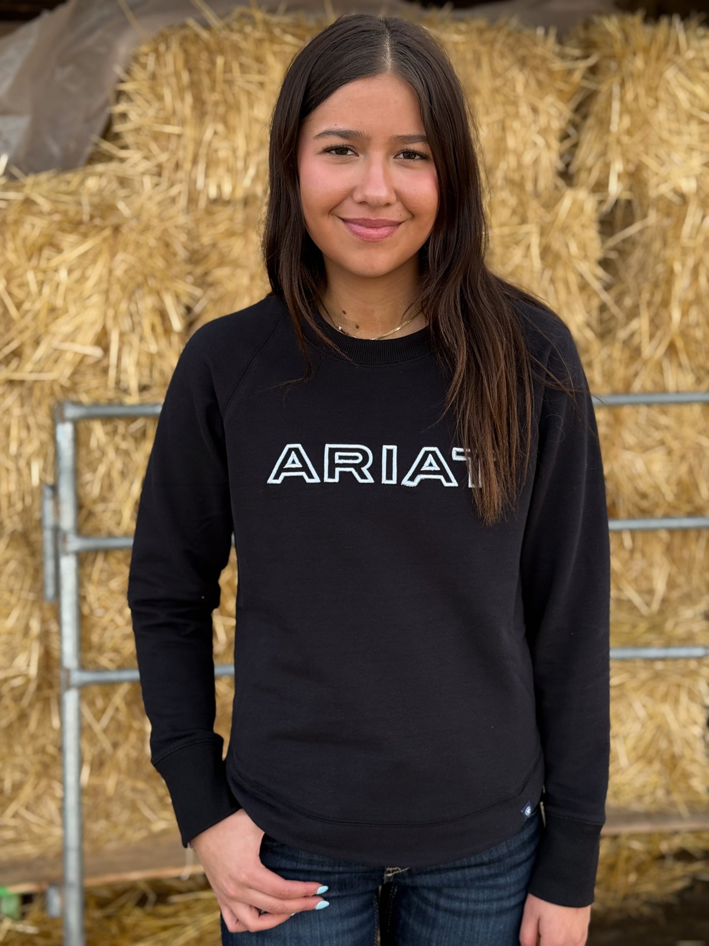 Ariat - Womens Benicia Team Sweatshirt - Black