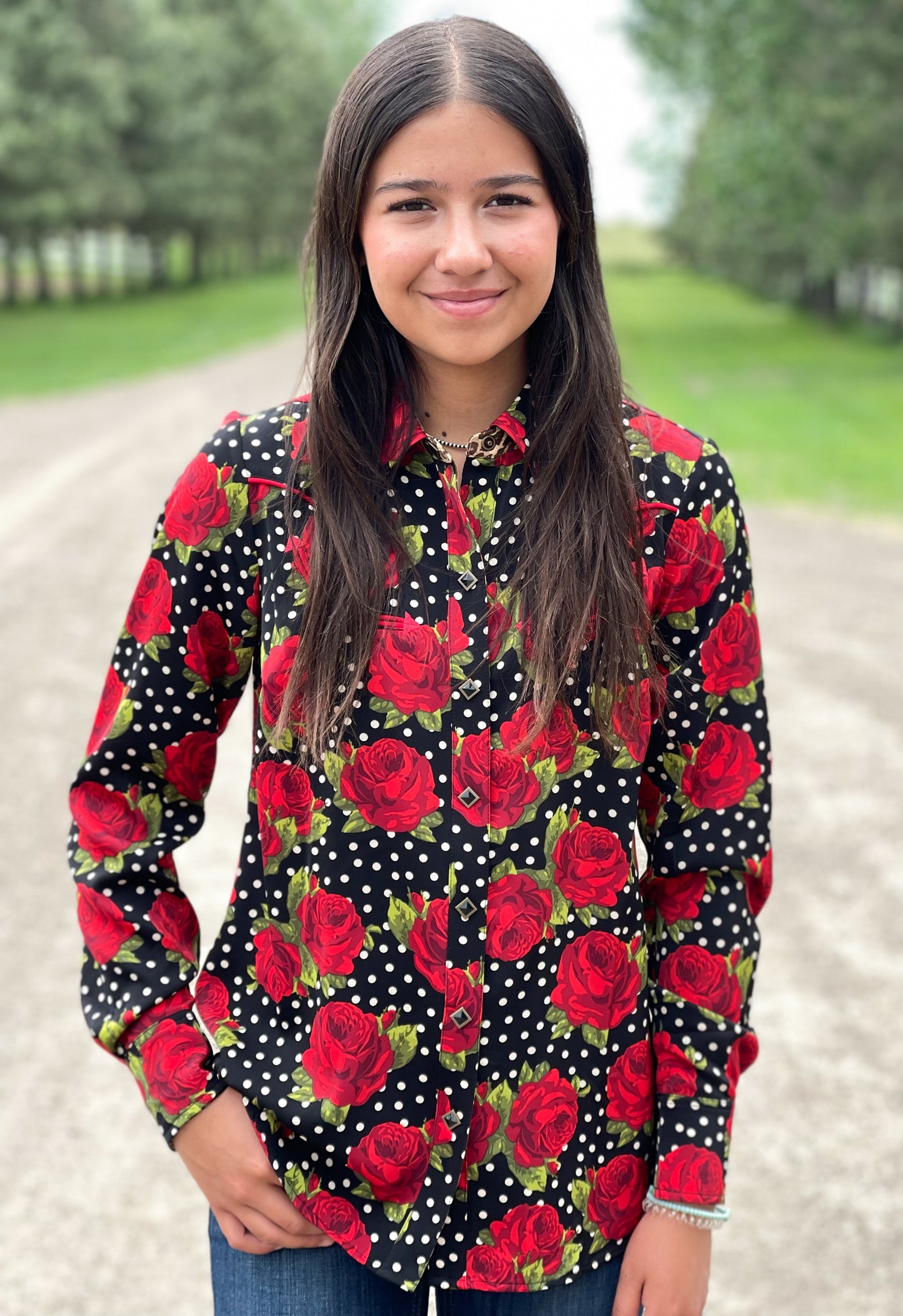 Ariat - Rodeo Quincy Retro Shirt - Punchy Polkadot