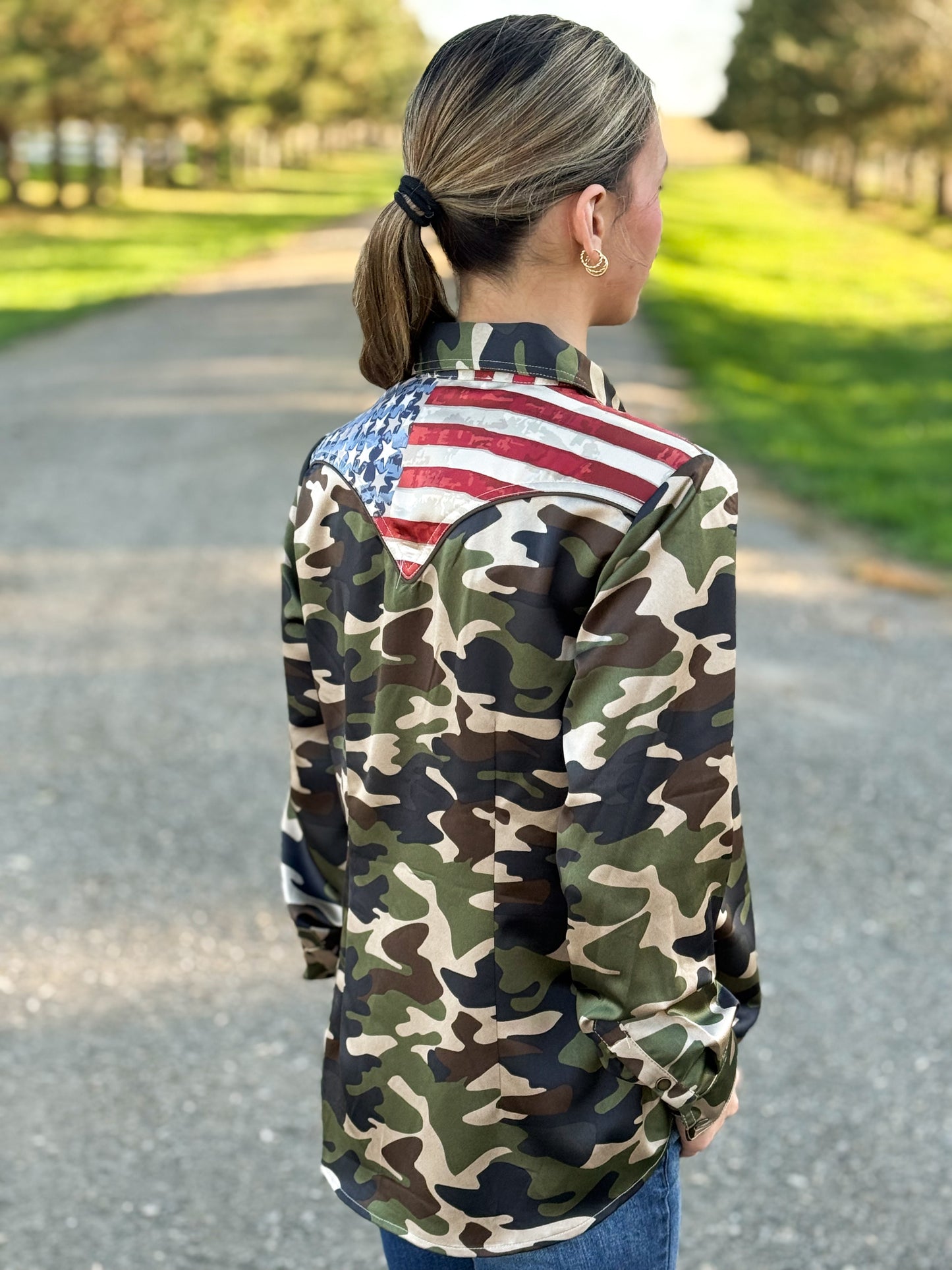 Ariat - Camo Pride Rodeo Quincy Shirt
