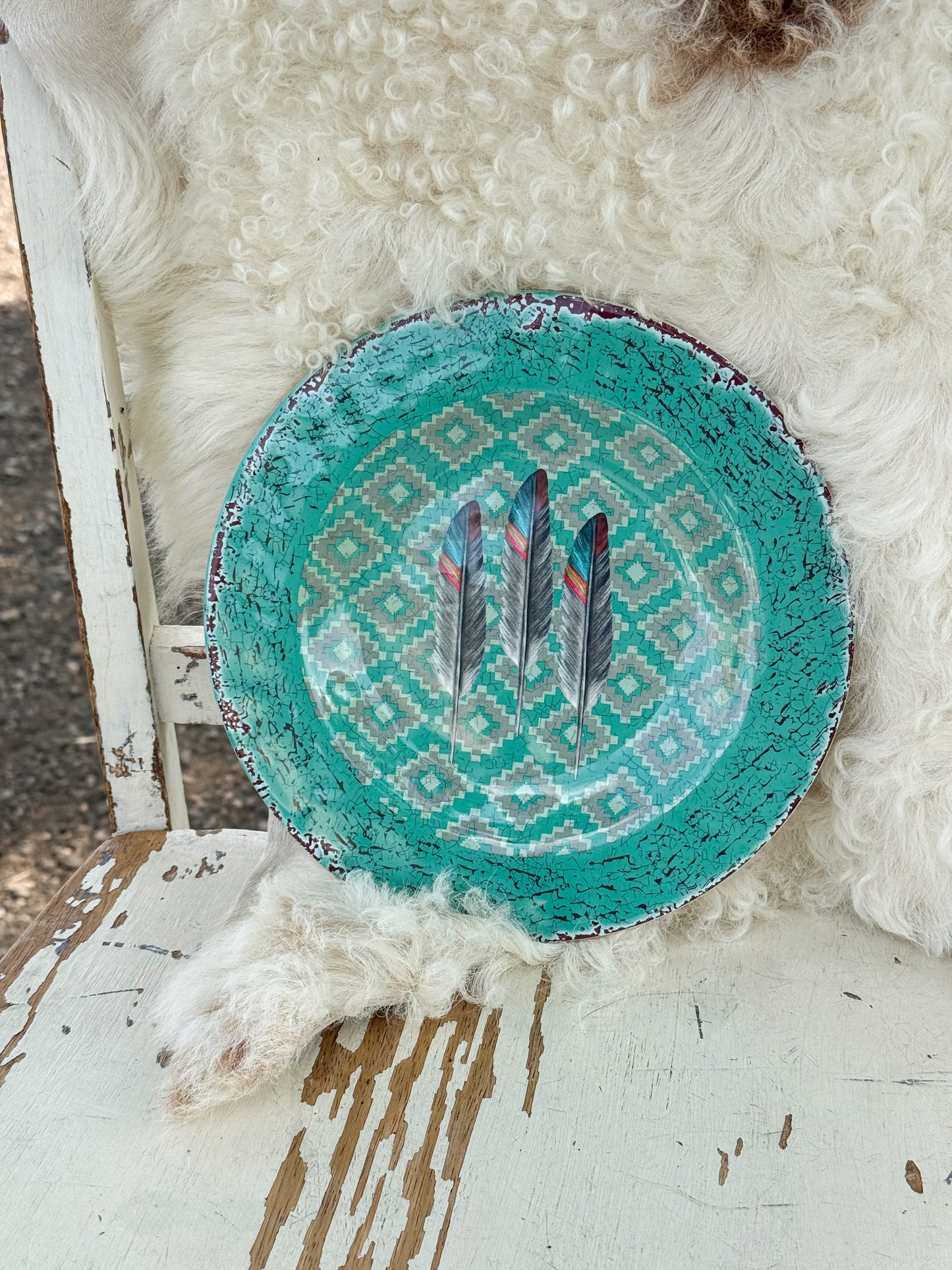 Feather Salad Plate
