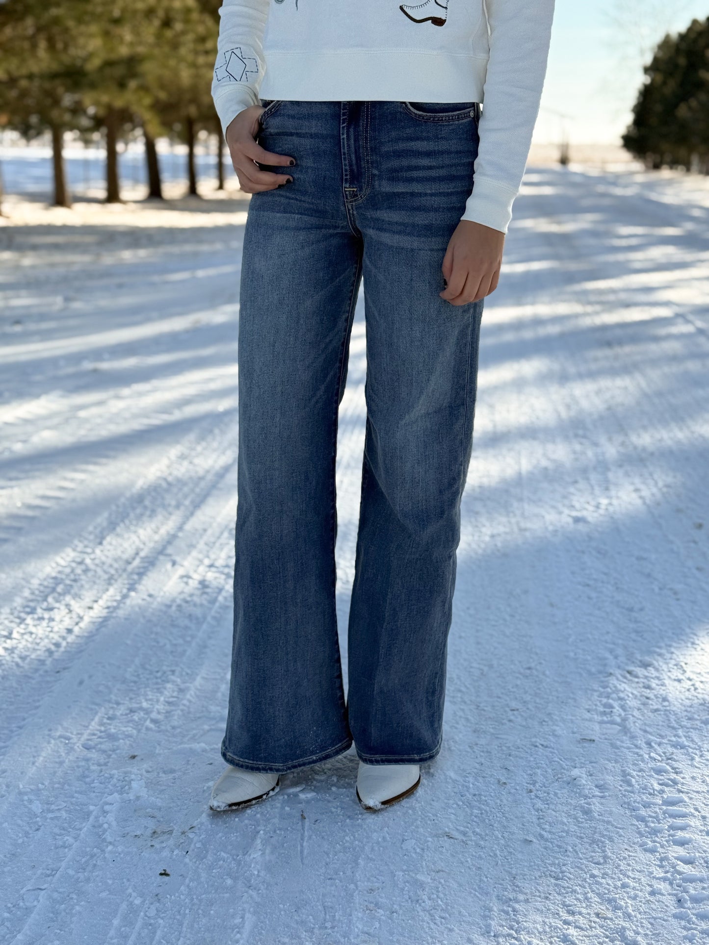 7 For All Mankind - High Rise Jo in Swim 1FA