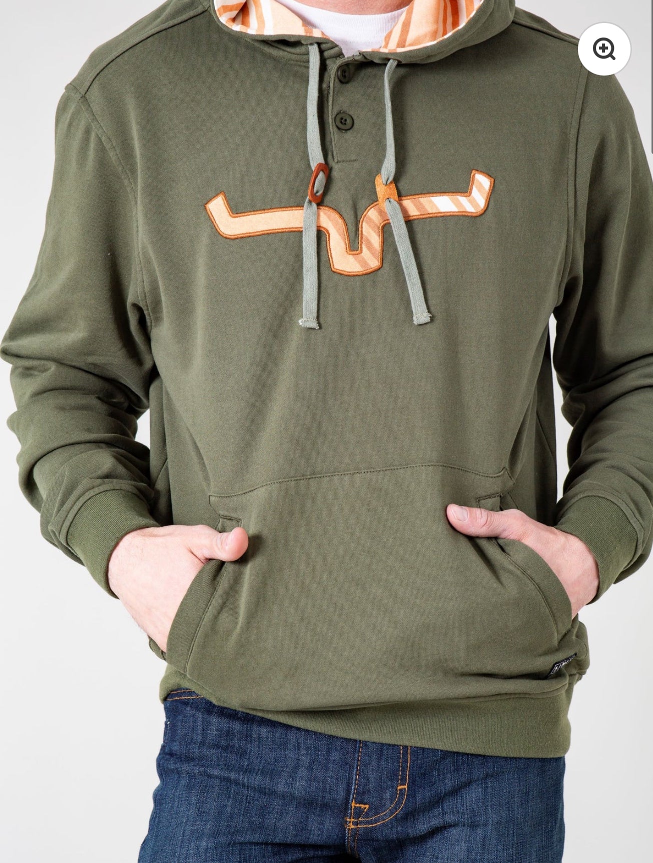 Kimes Ranch Men’s Anson Hood - Olive
