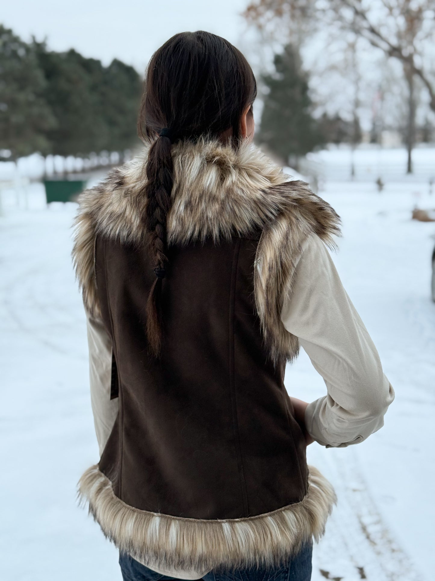 Tasha Polizzi Luxe Vest - Chocolate