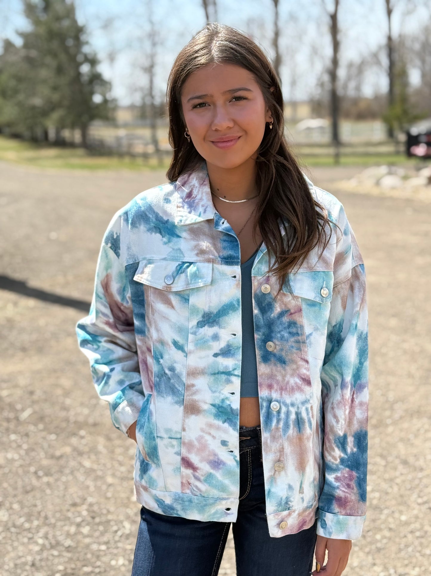 The Tie-Dye Denim Jacket