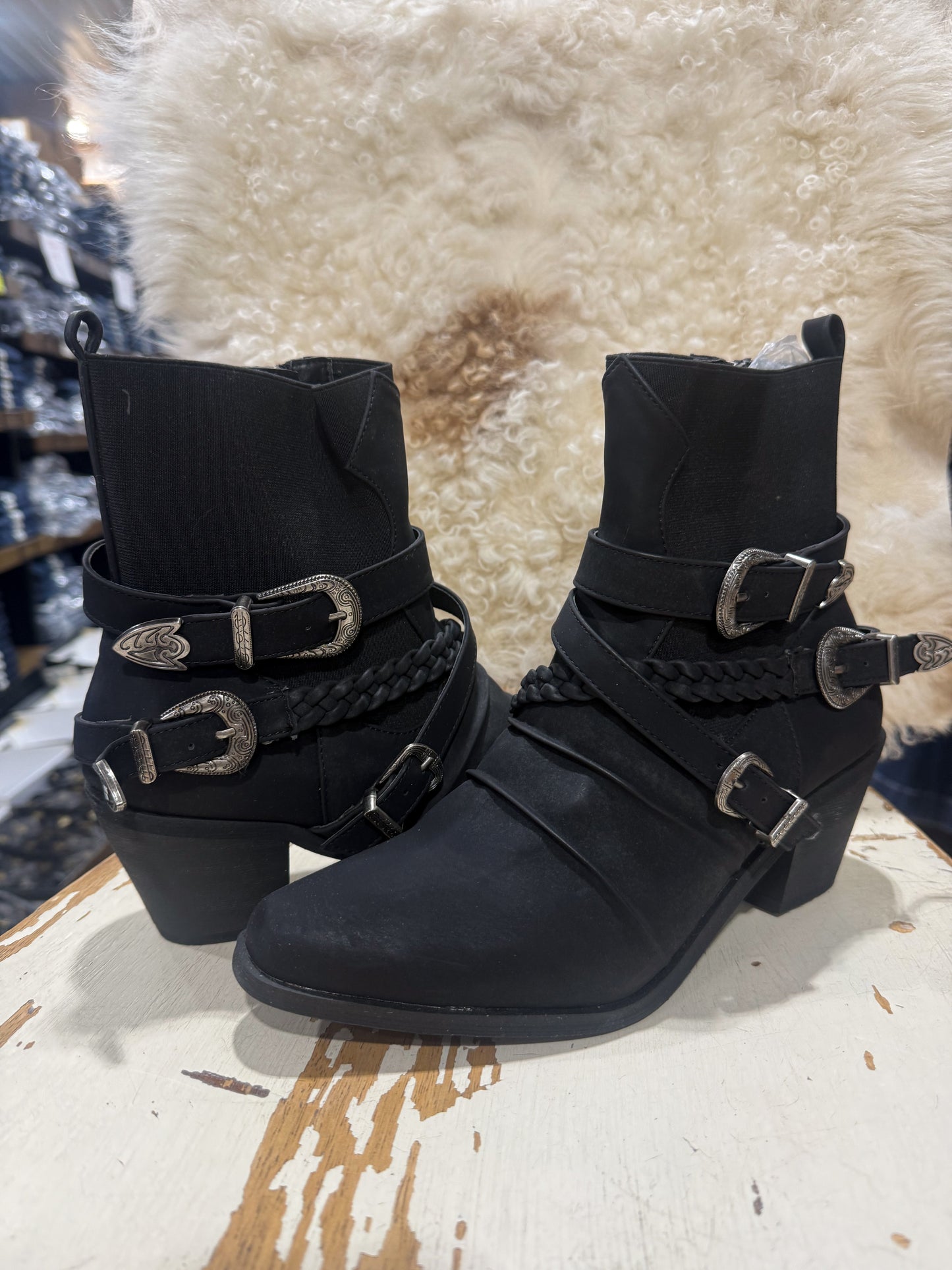 L&B Black Boots
