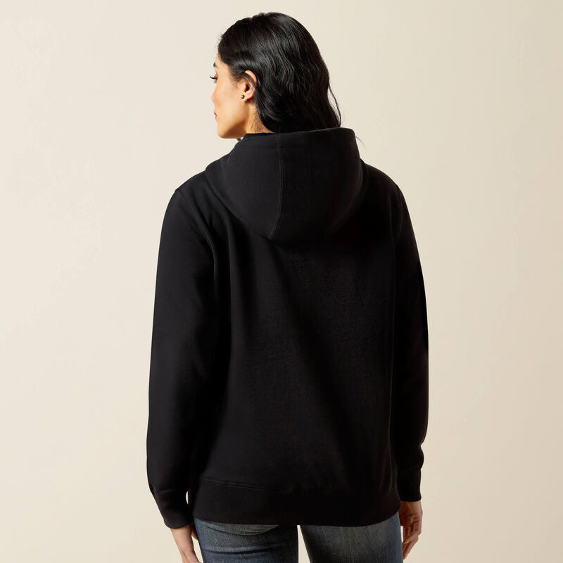 Ariat - Womens Booted Logo Hoodie - Black