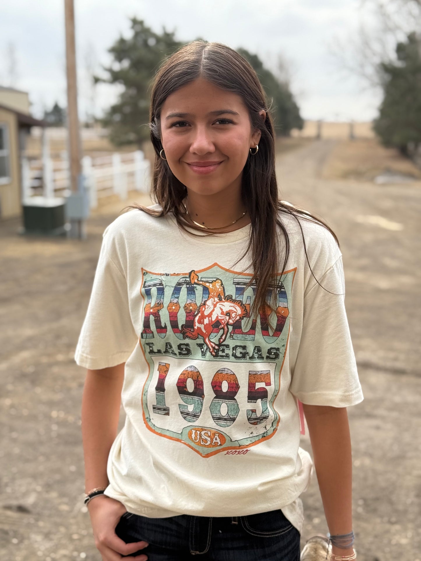 The Las Vegas 1985 Serape Tee
