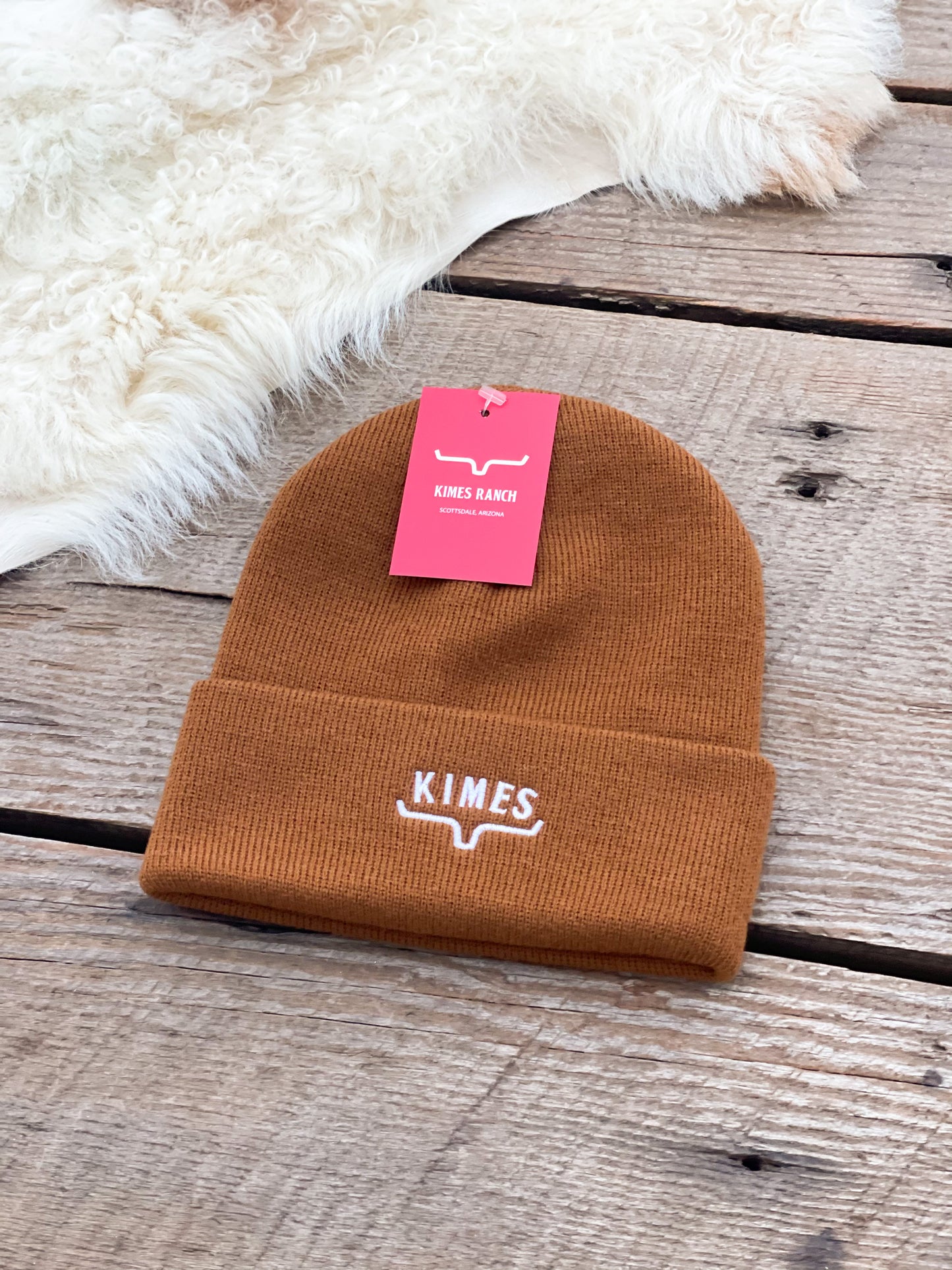 Kimes Ranch - The Huxton Beanie - WW Brown (Dark Mustard)