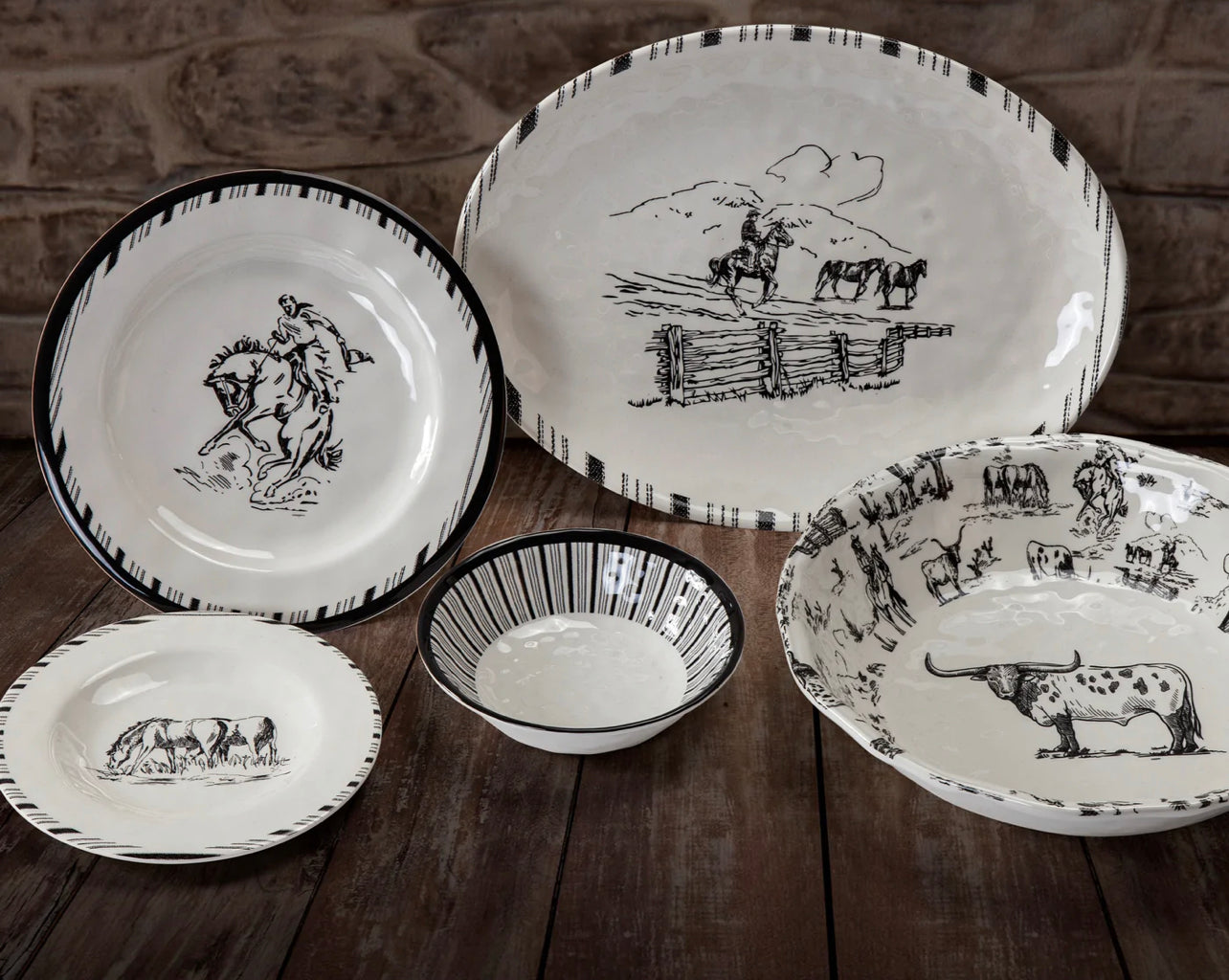 Ranch Life Serving Bowl