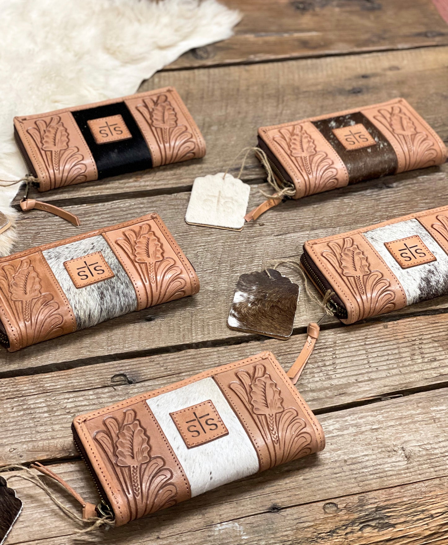 STS Cowhide Bifold Wallet #3