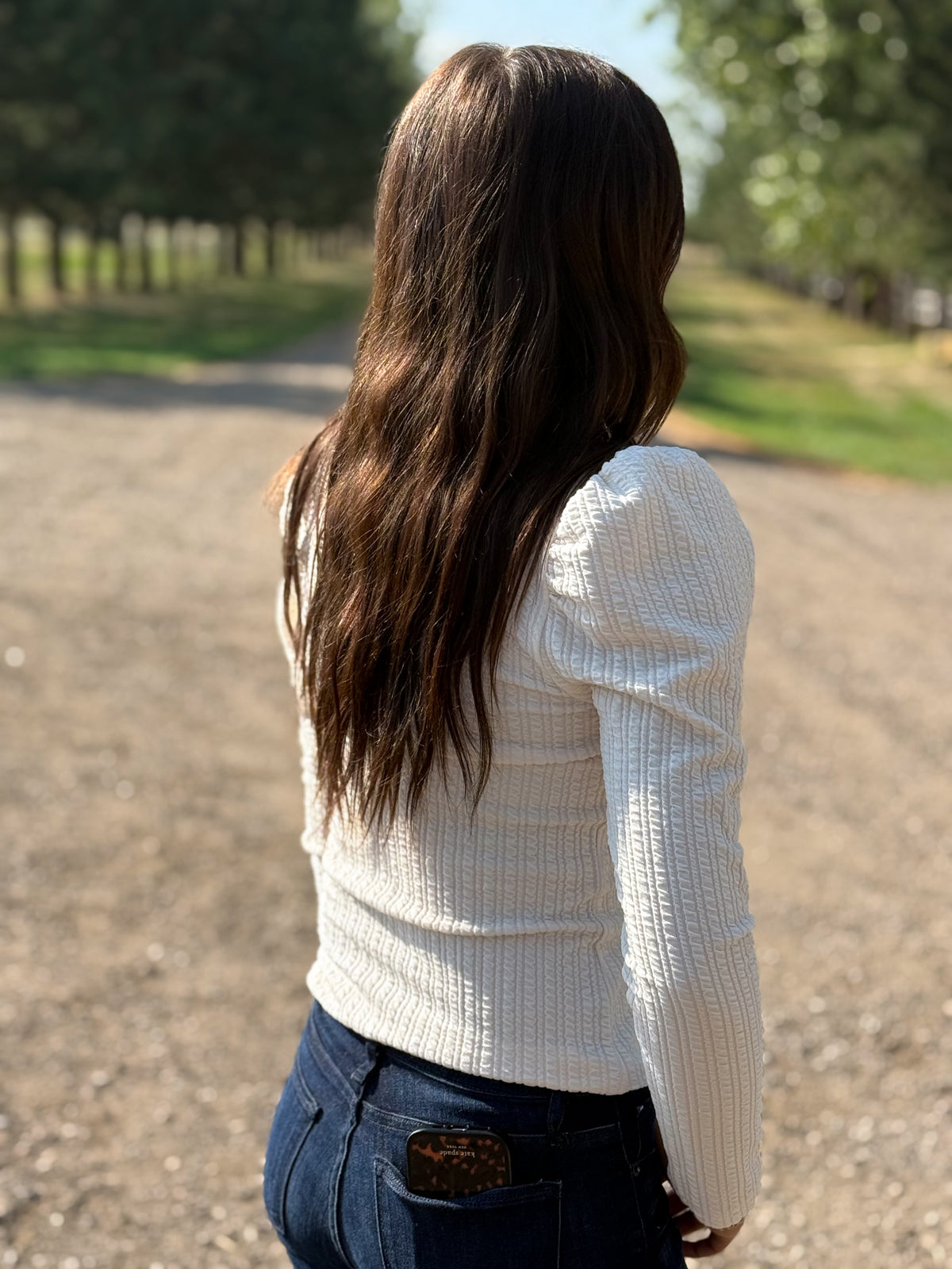 Knit Puff LS