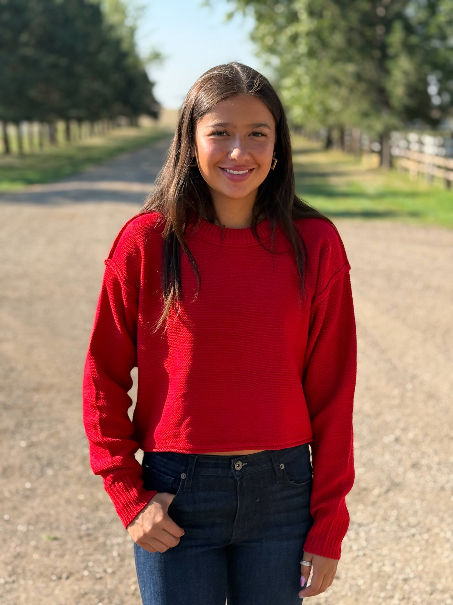 The Cherry Knit Sweater