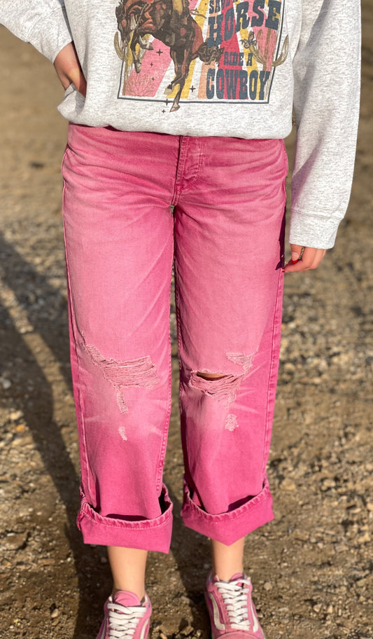 Ariat - Pink Tomboy Jean