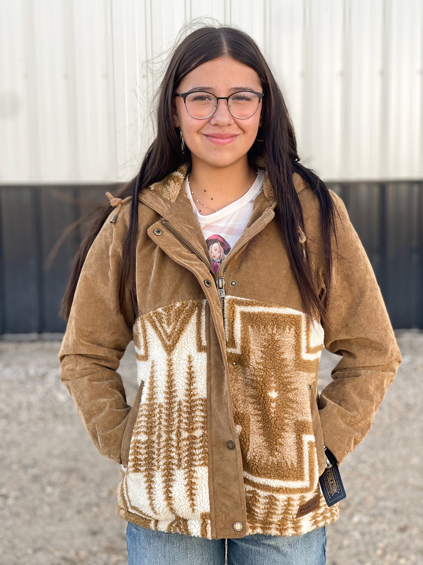 Pendleton - Women’s Blanca Corduroy/Berber Fleece Jacket