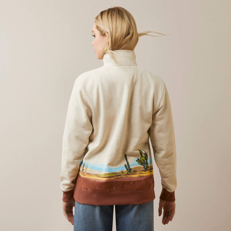 Ariat - Women’s Wild Horse Sweatshirt - Oatmeal Heather