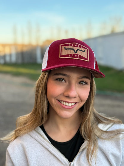 Kimes Ranch - Railway Cap - Burgundy