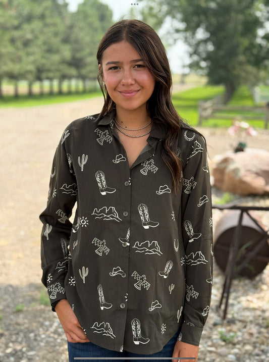 Ariat - Womens Homestyle Shirt - Layla Print