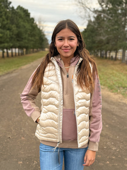 Ariat - Ideal Down Vest - Iridescent Summer Sand