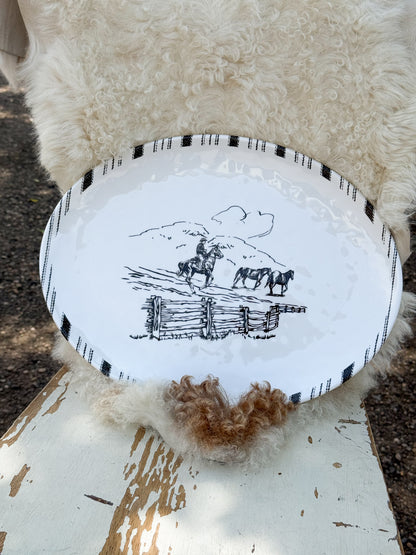 Ranch Life Serving Platter