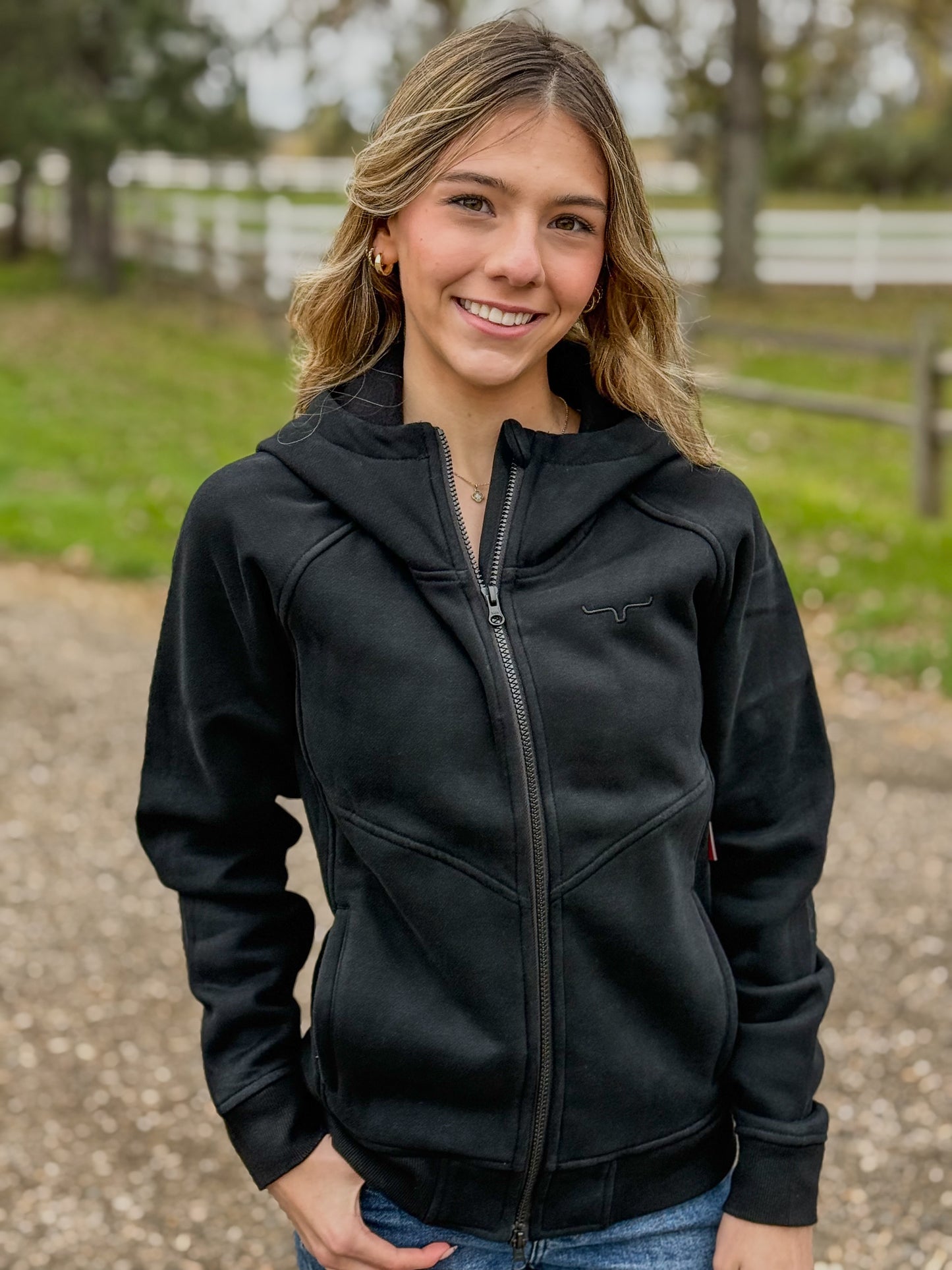 Kimes Ranch - Emma Hoodie - Black