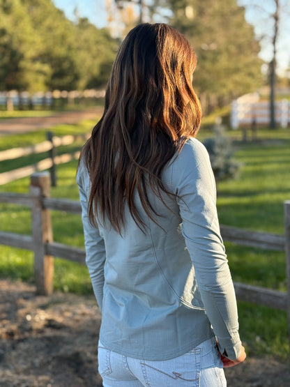 Ariat - Gridwork 1/4 Zip - Lead