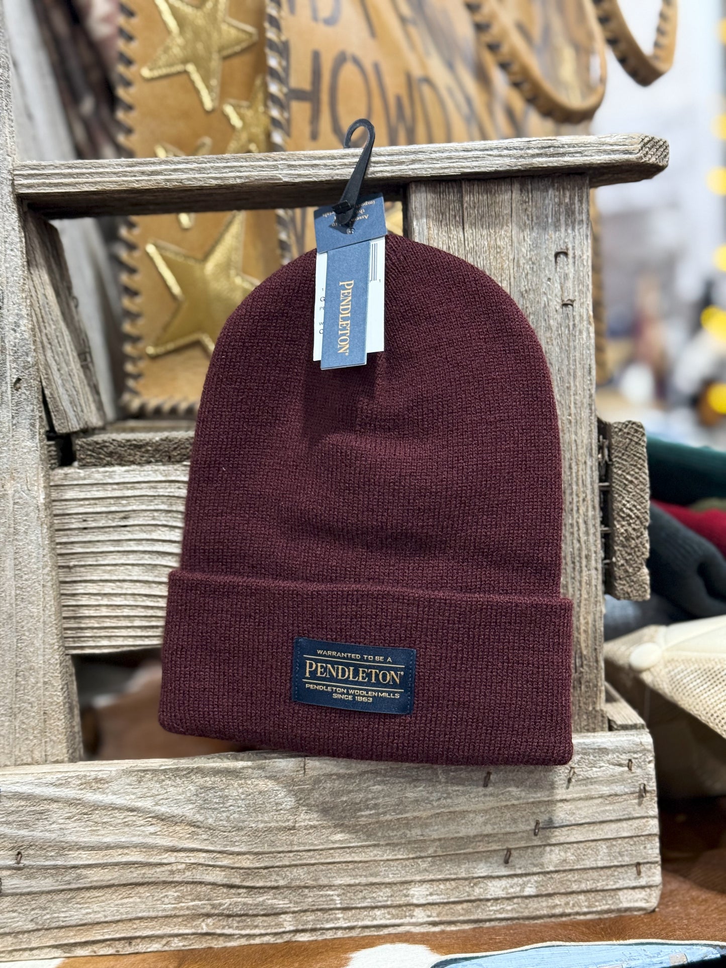 Pendleton Beanie - Wine