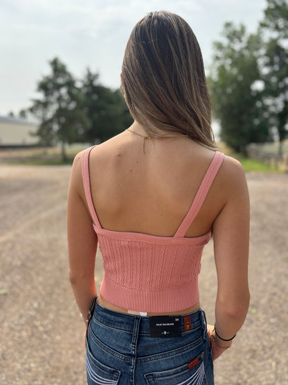 Blush Crop Top