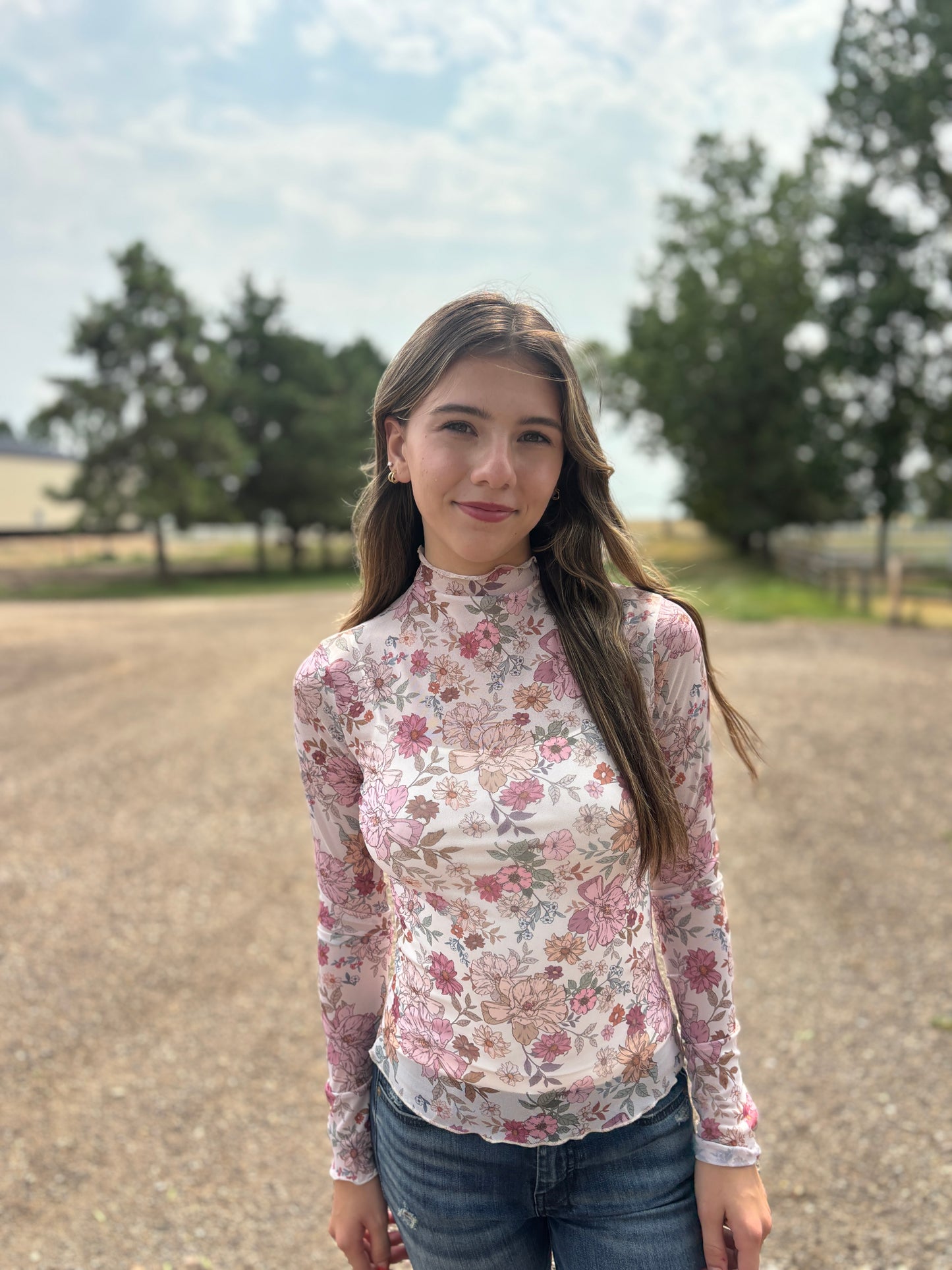 The Floral Josie Mesh