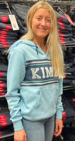 Kimes Ranch North Star Hoodie - Lt Turquoise Heather