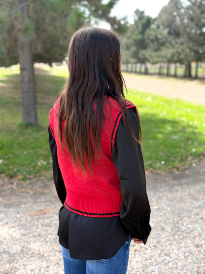 Ariat - Taylor Sweater Vest - Savvy Red