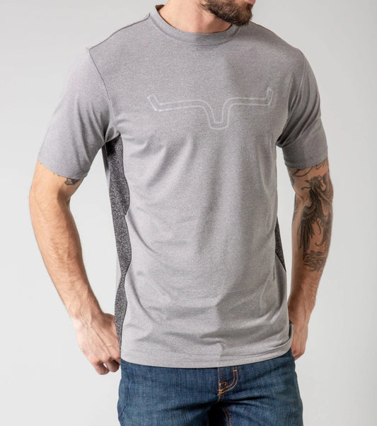 Kimes Ranch Men’s Phase 2 Tech Tee - Grey Heather