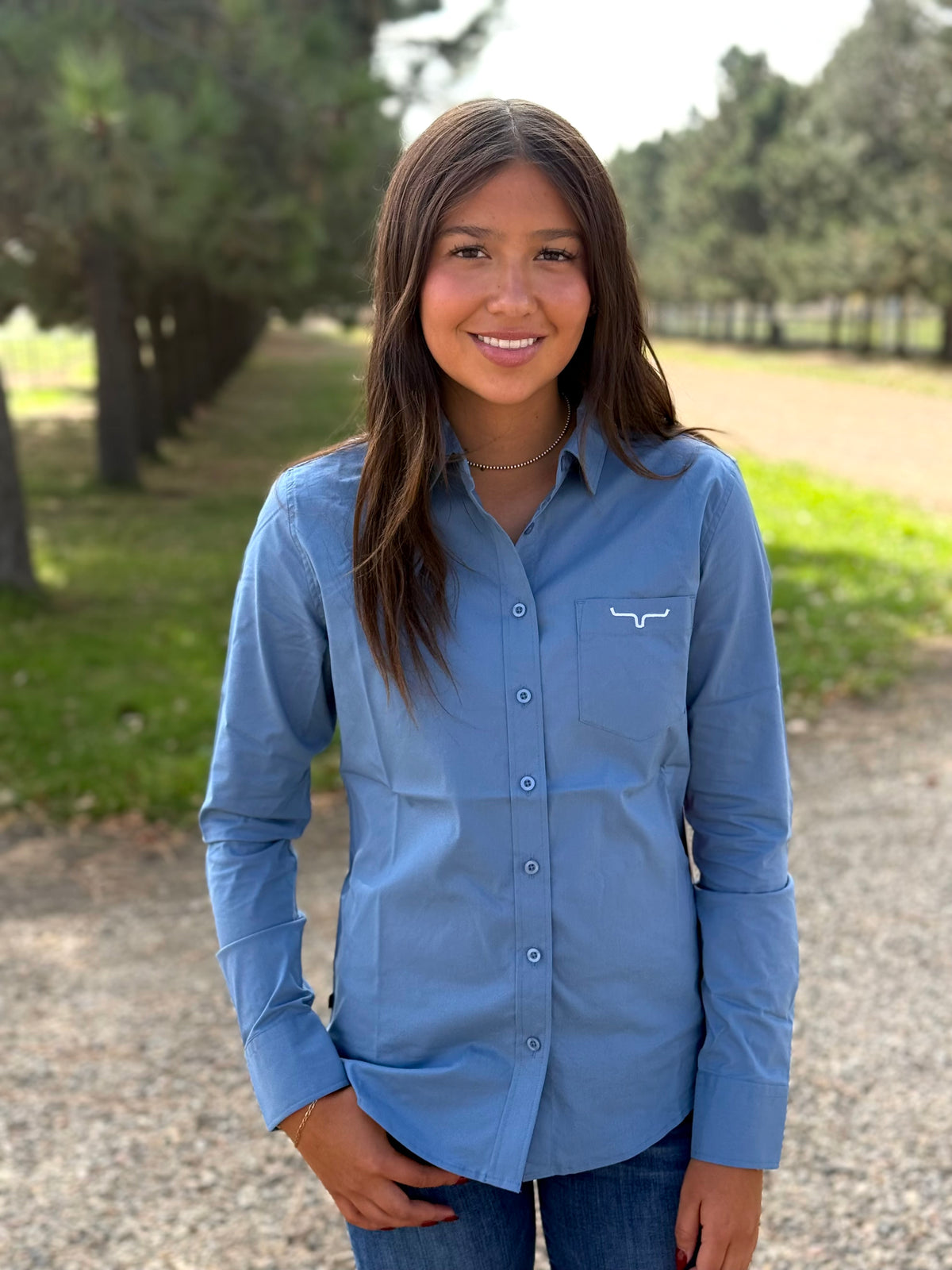 Kimes Ranch - KR Team Shirt - Carbon Blue