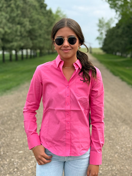 Kimes Ranch KR Team Shirt - Pink