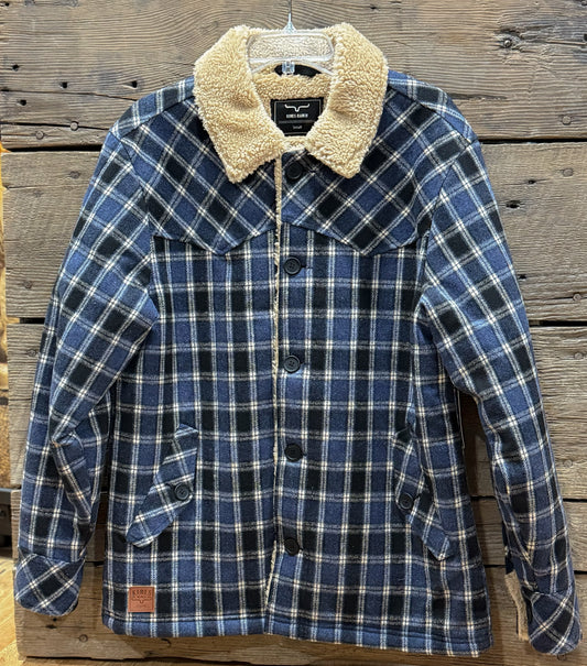 Kimes Ranch - Men’s Big Horn Jacket - Blue Plaid