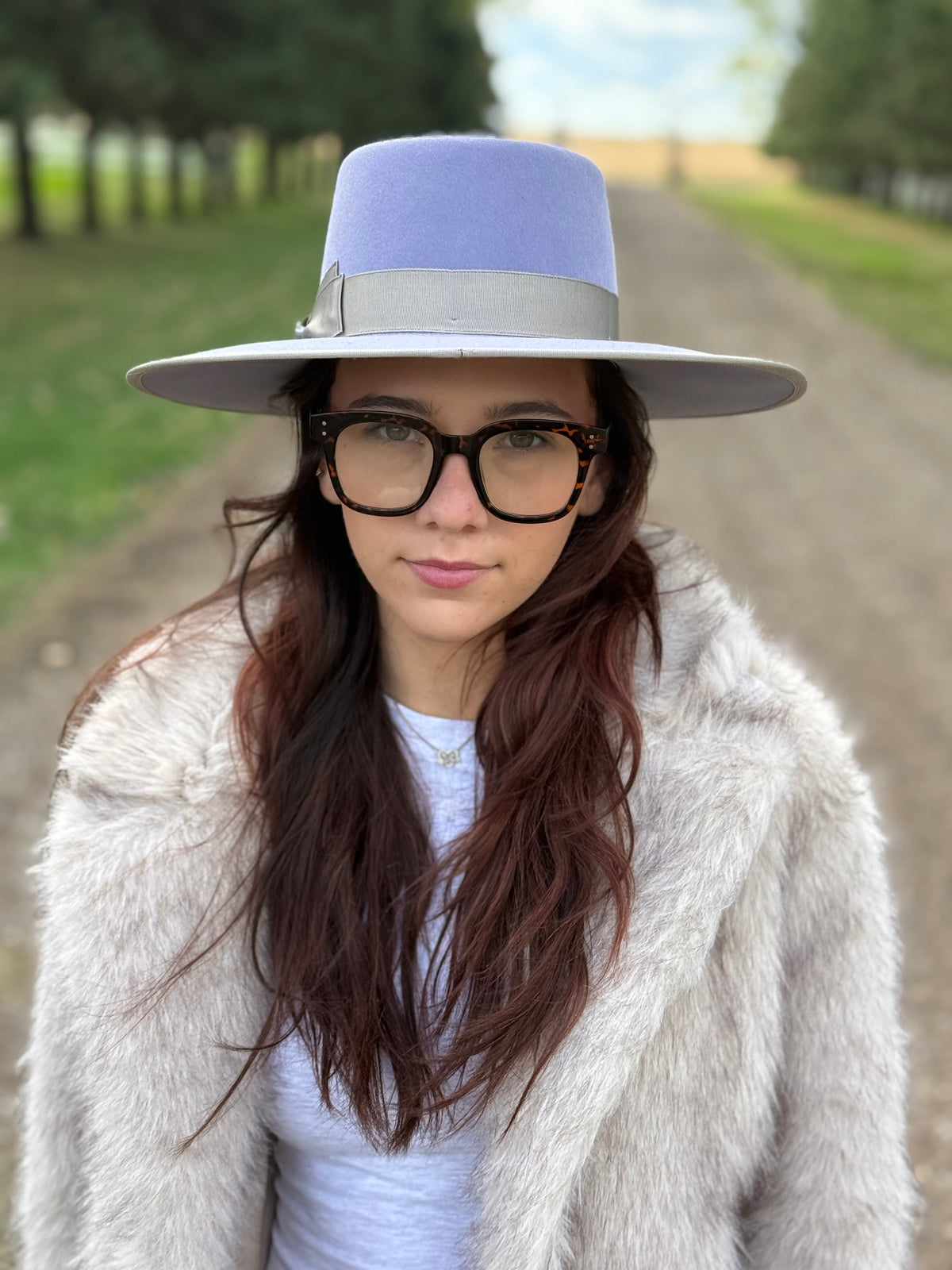 Tacchino Hat - Lilac - Grey Band