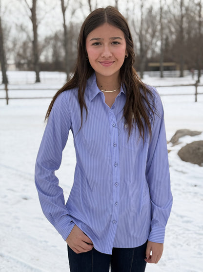 Ariat - Kirby Pro Shirt - Lavender Stripe