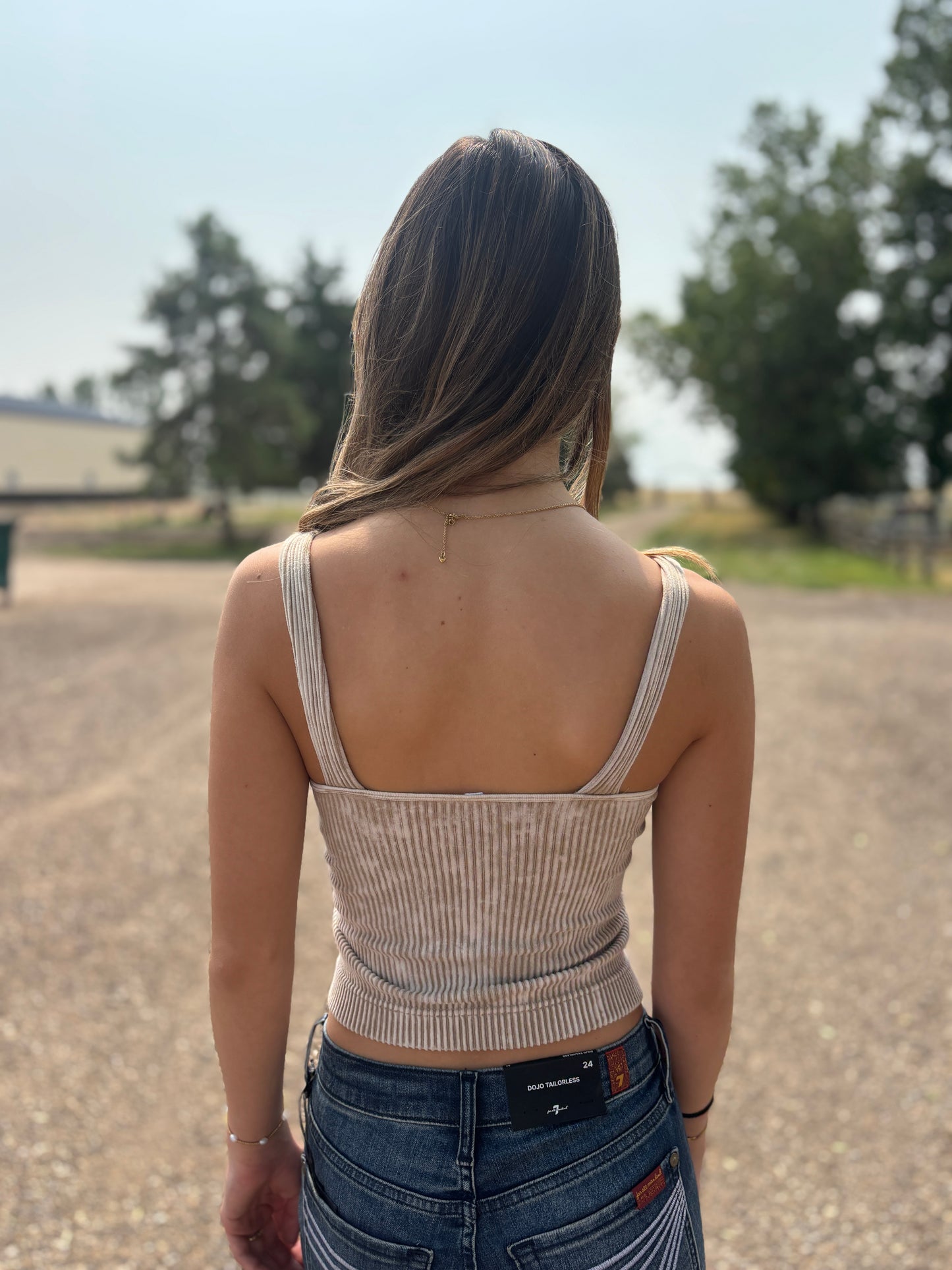 The Skye Tank - Beige