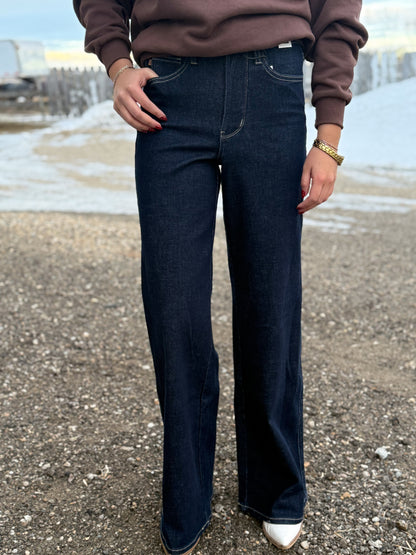 Judy Blue - Tummy Control Retro Wide Leg - High Rise