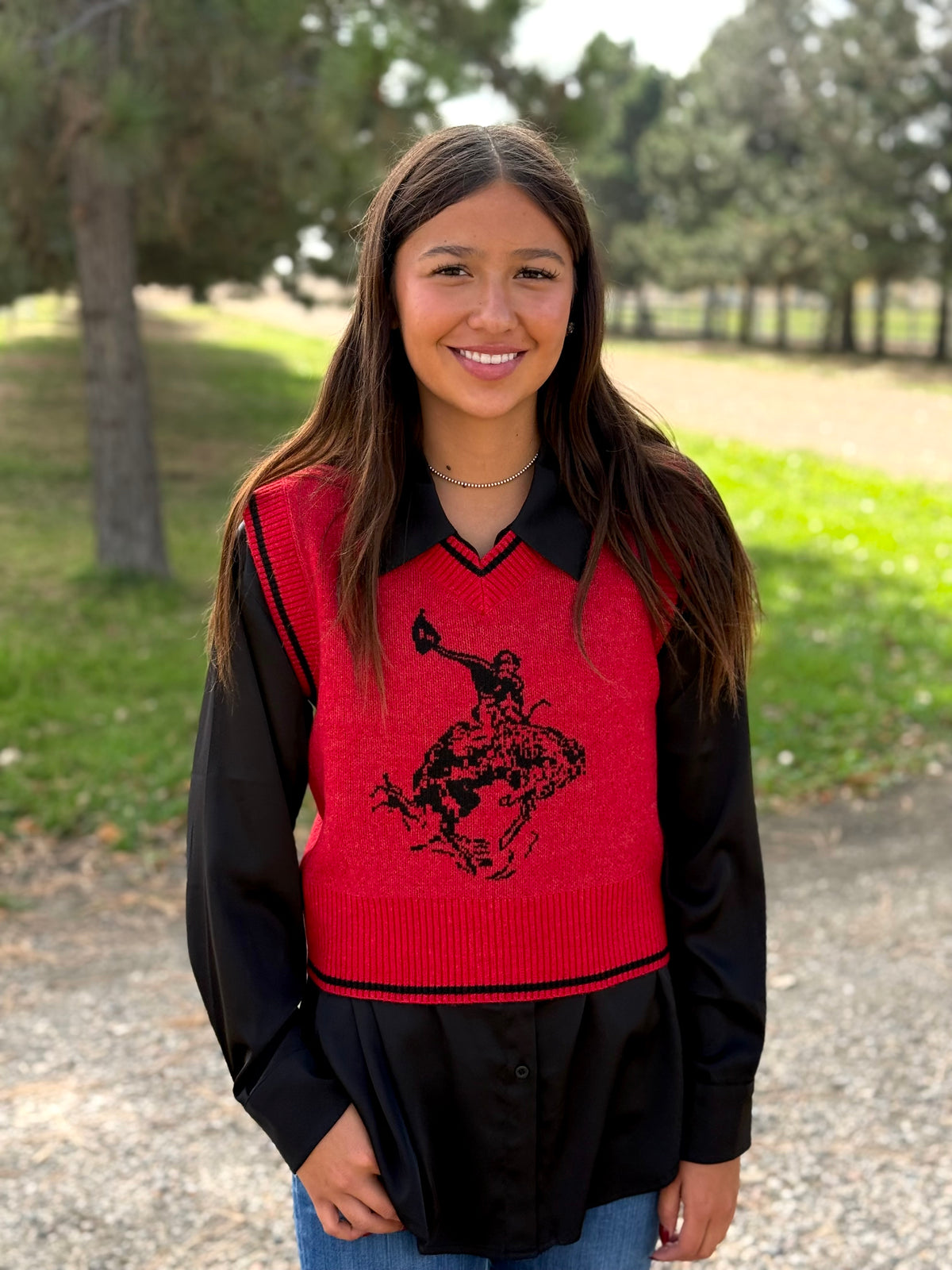 Ariat - Taylor Sweater Vest - Savvy Red