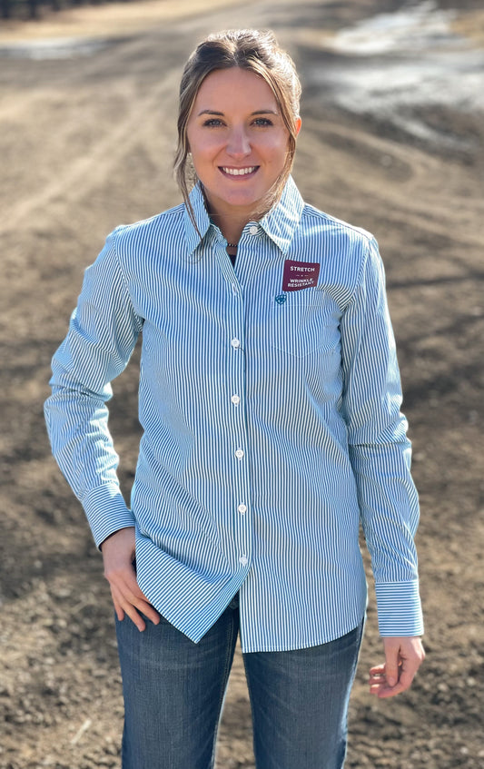 Ariat - Women’s Kirby Stretch Shirt - Teal Serape