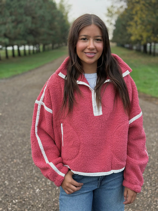 The Cherry Cozy Pullover