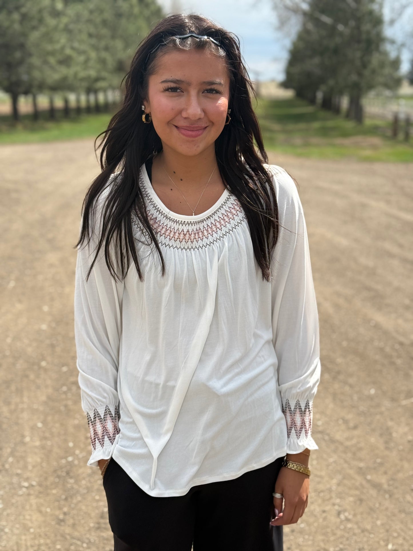 Ariat - Women’s Prairie Tunic - Cloud Dancer